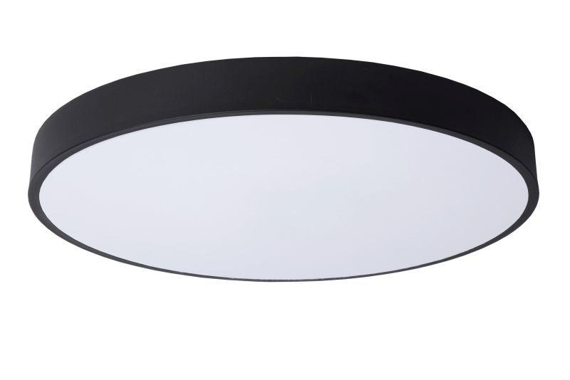 Lucide UNAR - Zapustené stropné svietidlo - Ø 49,5 cm - LED Dim. - 1x36W 2700K - 3 StepDim - Čierny